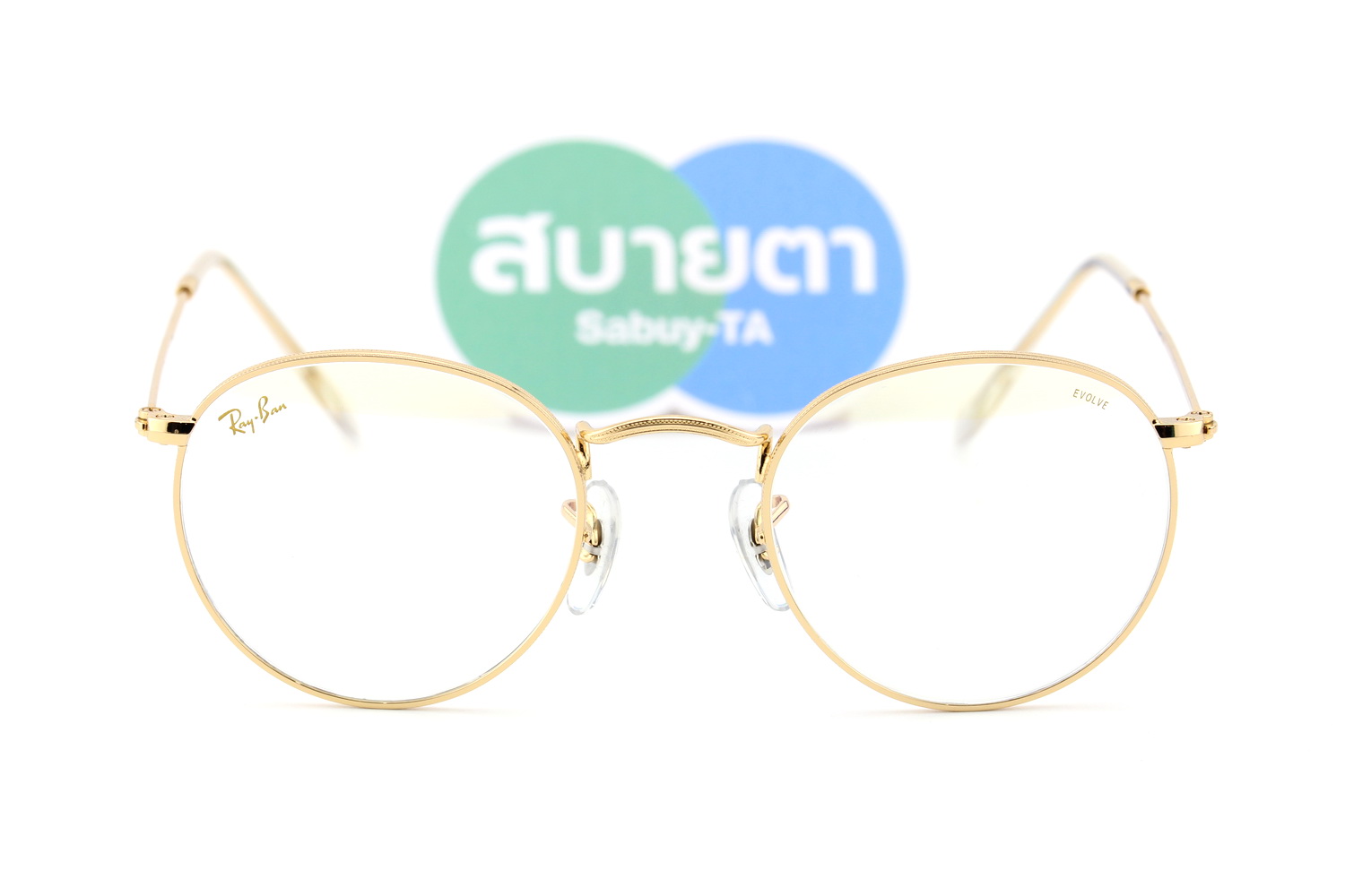 RayBan Round Evolve RB3447 9196BL Legend Gold