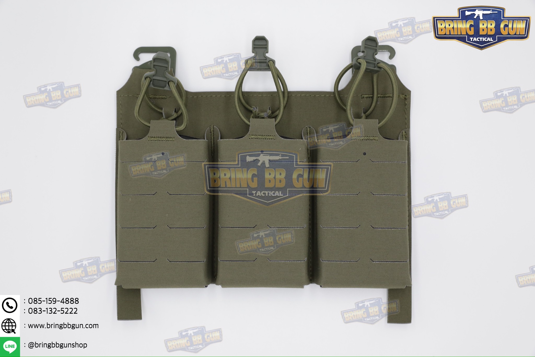 เพ้าแม็กกาซีน KTAR (5.56 แบบ3ช่อง) (V5 PC Triple Mag Plate) (G Buckle + Velcro) (Ferro Concepts KTAR Front Flap) (KTAR Front Flap)