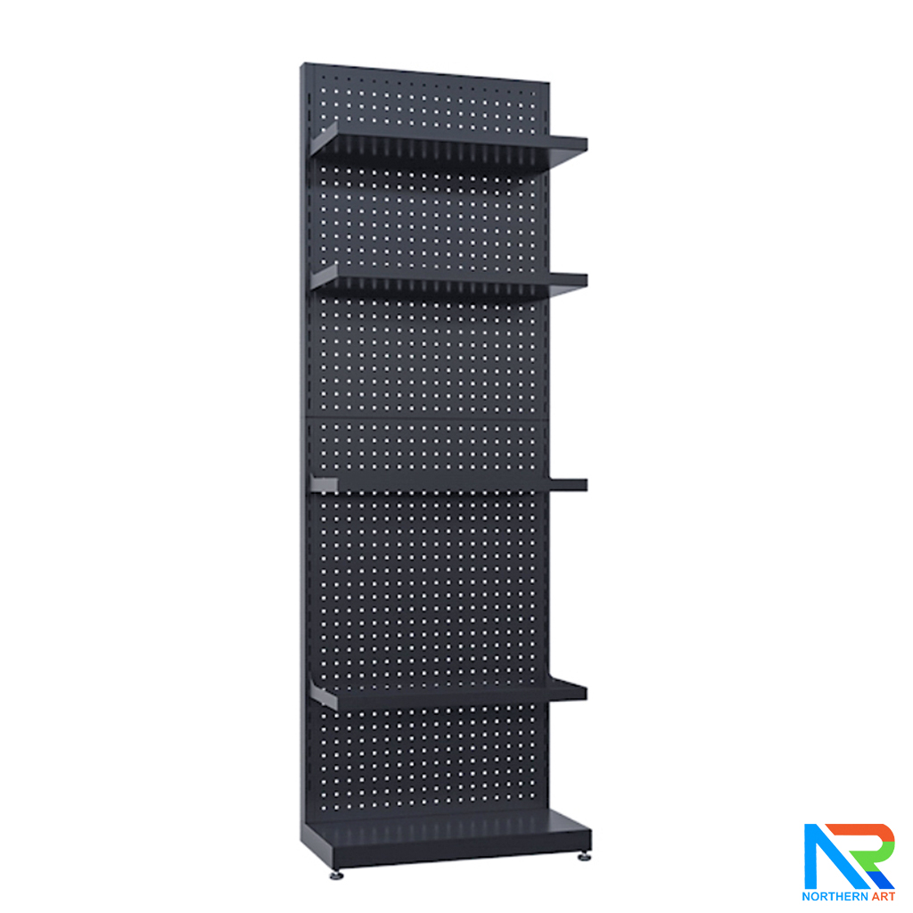 ชั้นวางสินค้าเหล็ก ขนาด50x25x150 cm. พร้อมชั้นวาง 4 ชั้น ปรับระดับและถอดประกอบได้