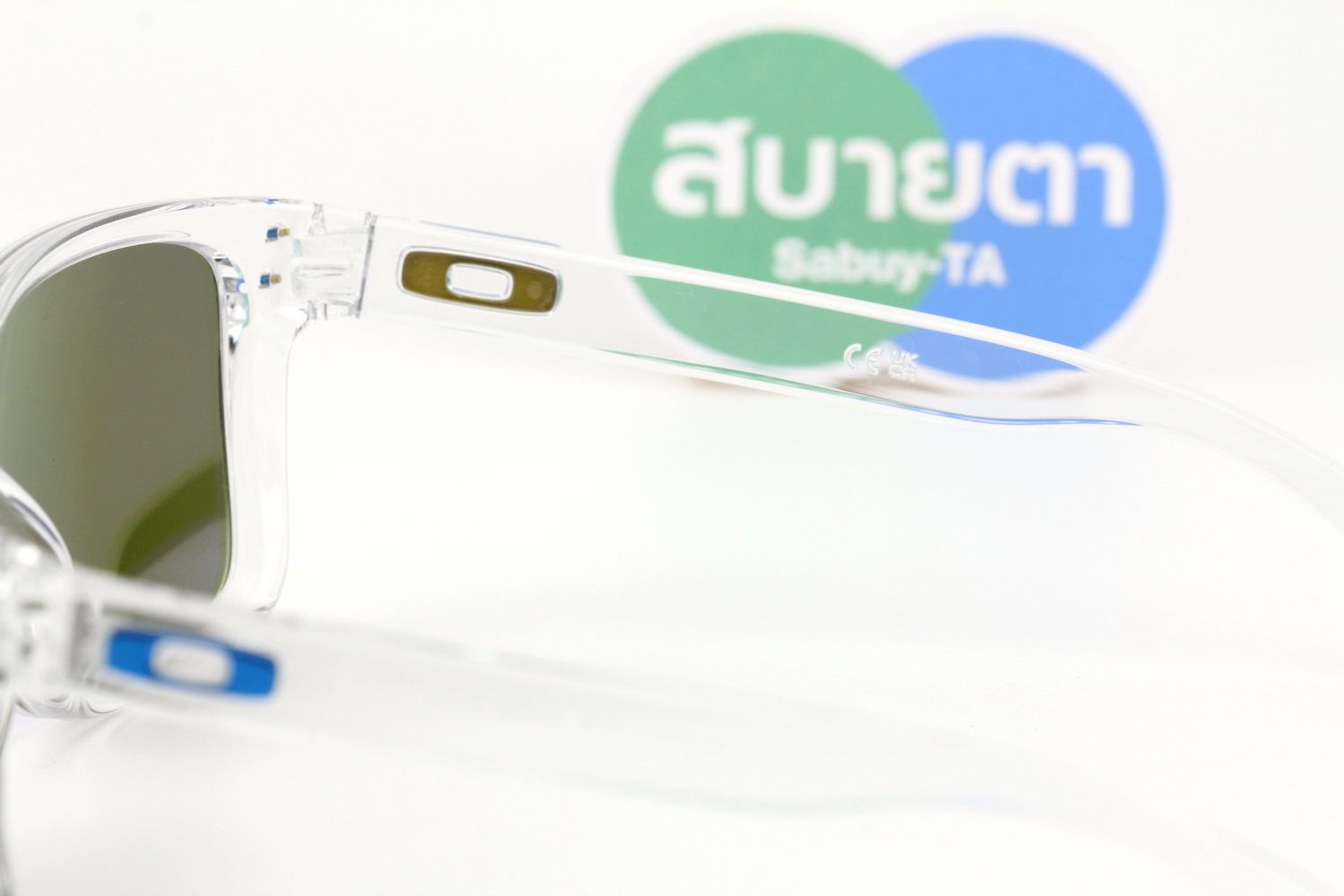 Oakley HOLBROOK XL Polished Clear/Prizm Sapphire Iridium Polarized OO9417-07