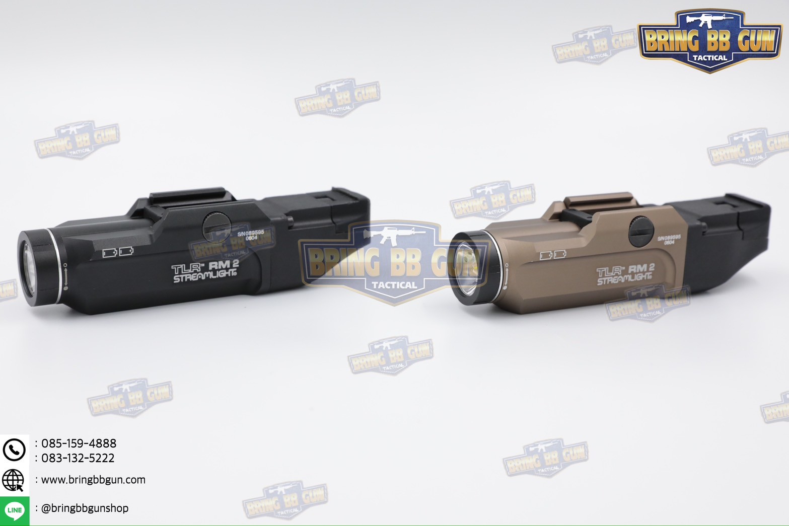 ไฟฉายติดปืนสั้น ทรง Streamlight รุ่น TLR RM 2 (RAIL MOUNTED LIGHTING SYSTEM)