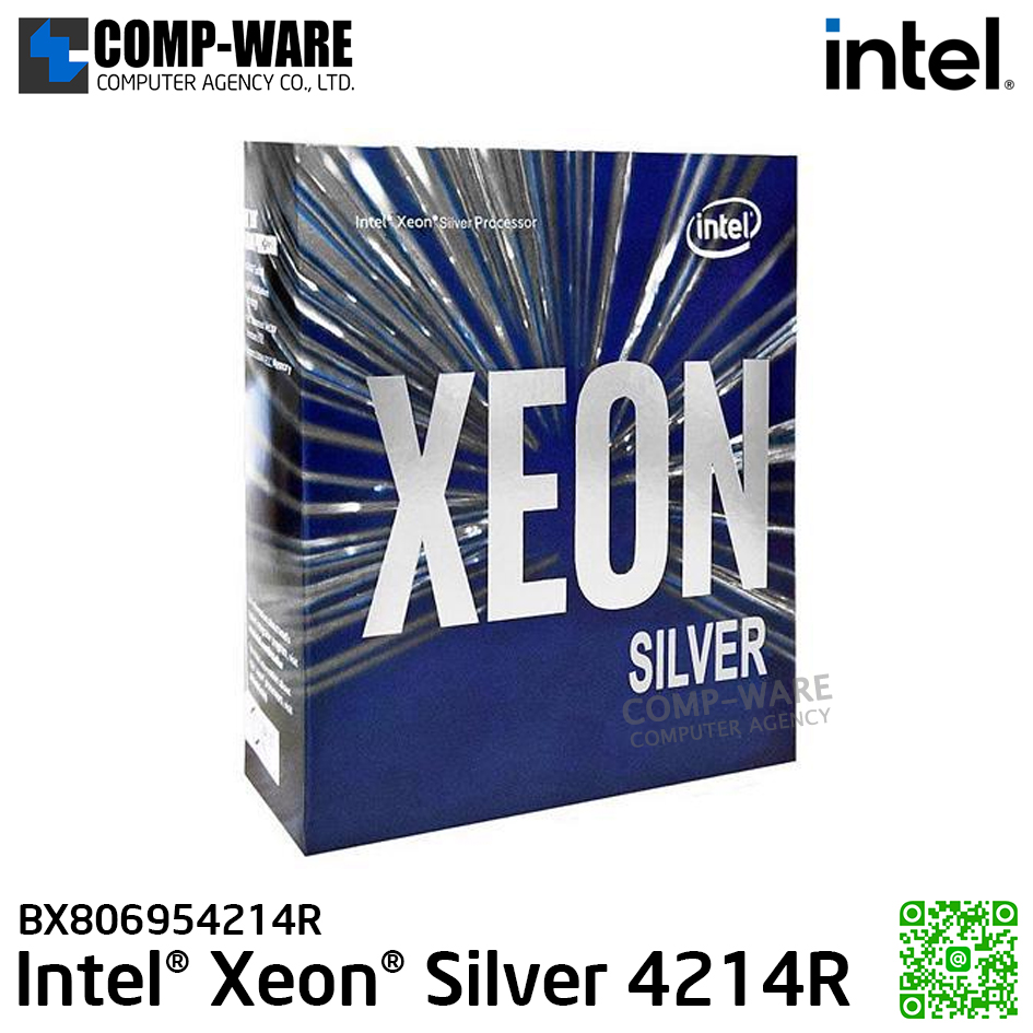 Intel Xeon Silver 4214R Processor ( 12C/24T ) LGA3647 Scalable Processor BX806954214R without Heatsink