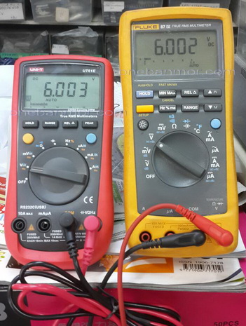 Digital Multimeter UT61E วัดค่า C ได้ถึง 220000 ไมโคร วัดค่าไฟ AC แบบ TRUE RMS พร้อมSoftware และสายต่อComputer