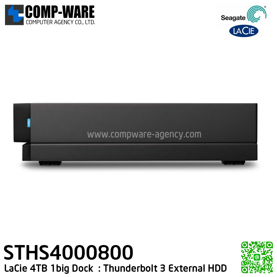 Seagate LaCie 4TB LaCie 1big Dock Thunderbolt3 [STHS4000800] 5Years Warranty