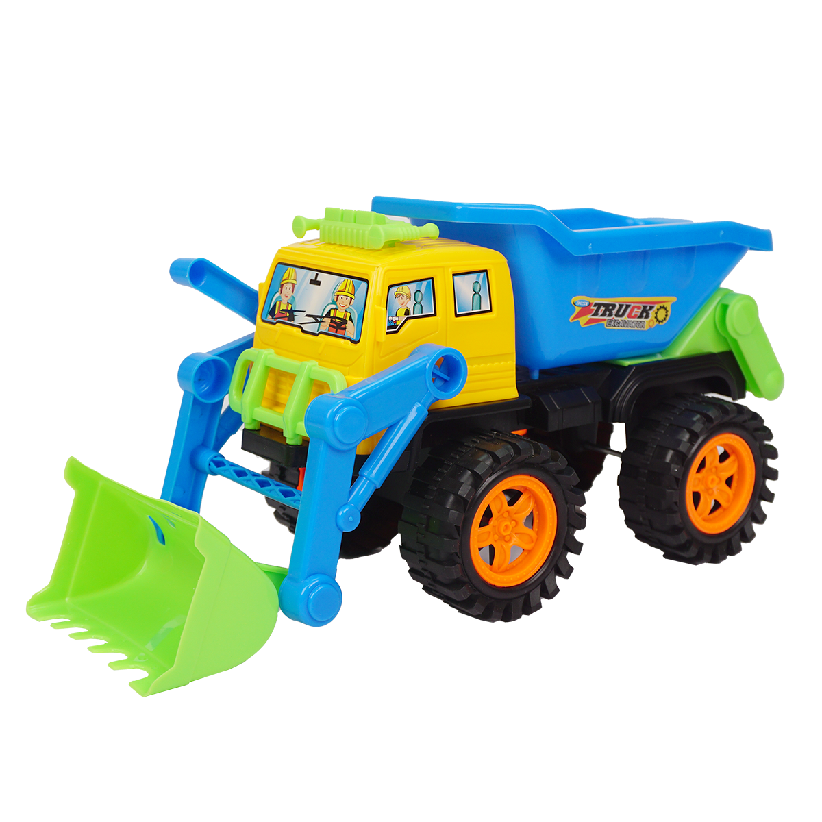 รถก่อสร้างหลากสีคละแบบ ของเล่นเด็ก ของเล่นเสริมพัฒนาการ T001-JM001117B0 - 6267993433459