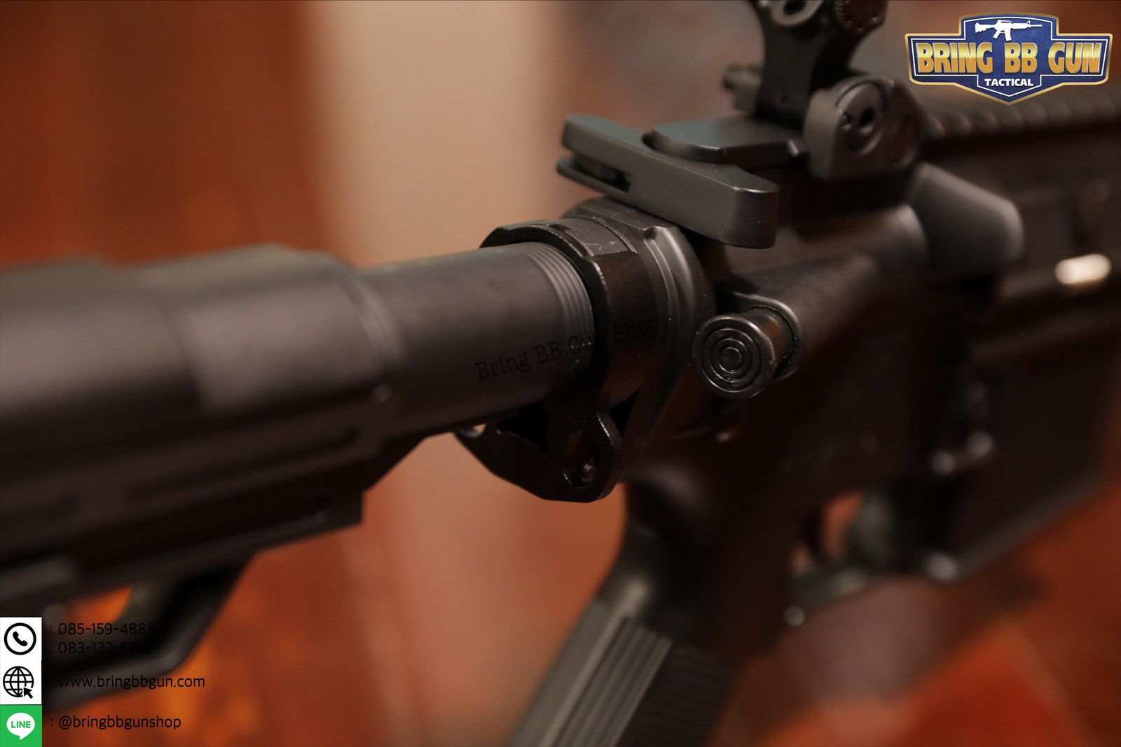 หูช้างครอบแหวนล็อคแกนพานท้าย (Dual Loop Sling Adapter)