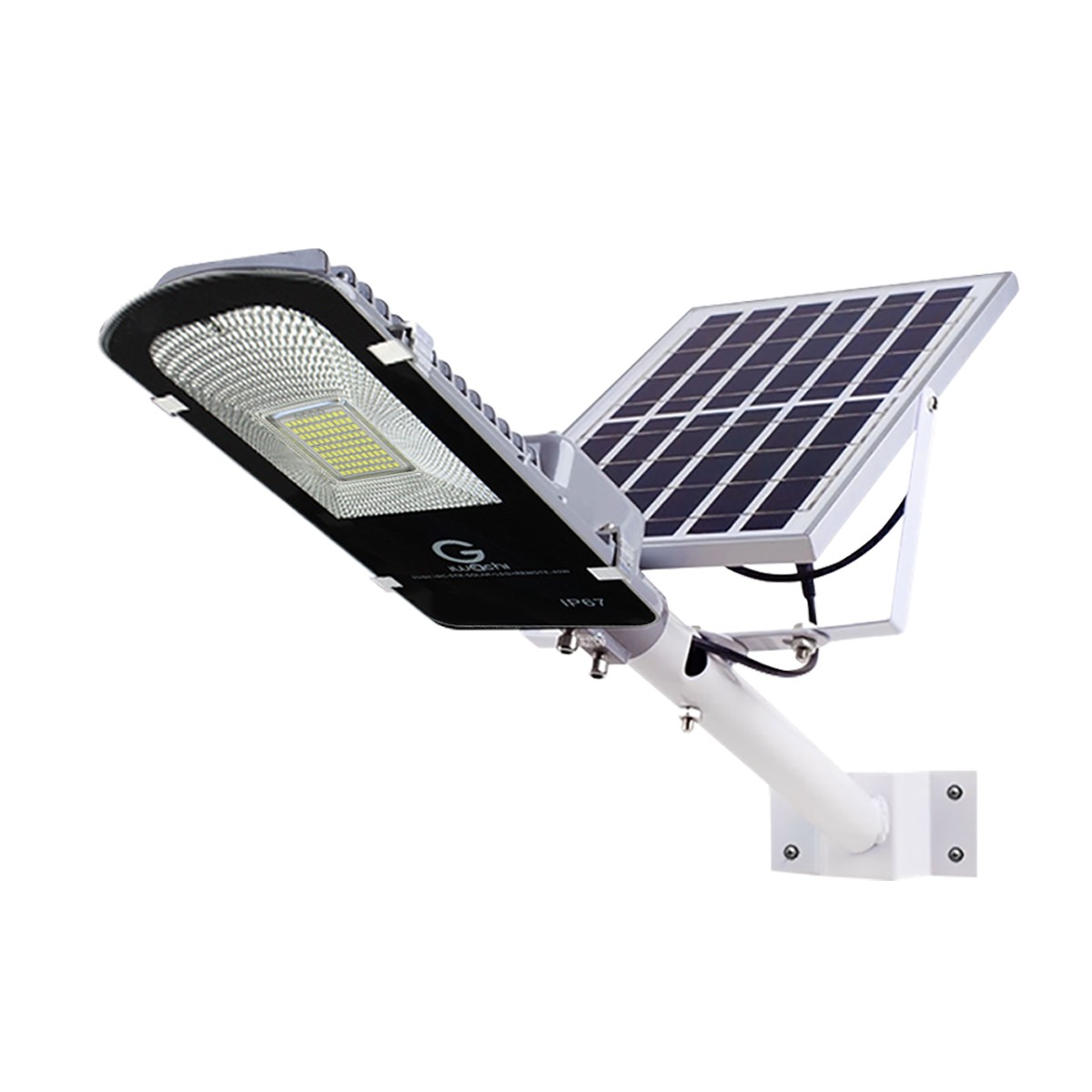 IWC-STR-SOLAR+LEG+REMOTE-60W-WH โคมไฟถนน โซล่าเซลล์ พร้อมรีโมท