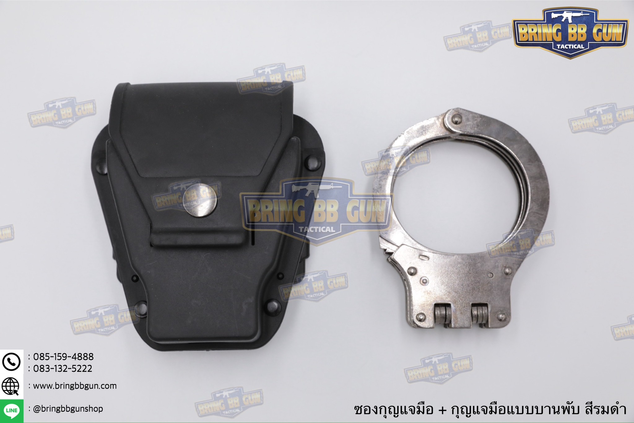ซองกุญแจมือแบบมีฝาปิด Polymer (Handcuff Pouch) (Handcuff case)