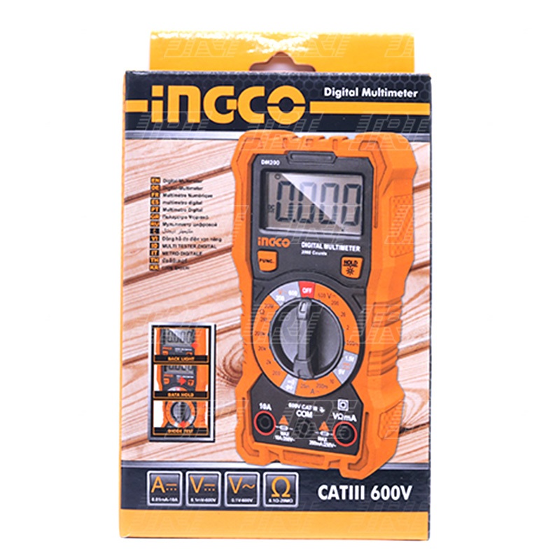 ดิจิตอลมัลติมิเตอร์ DM200 | INGCO | 06-06-0027
