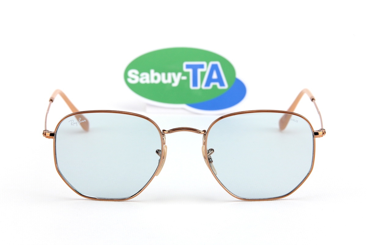 RayBan Evolve Hexagonal Flat Lens RB3548N 91310Y