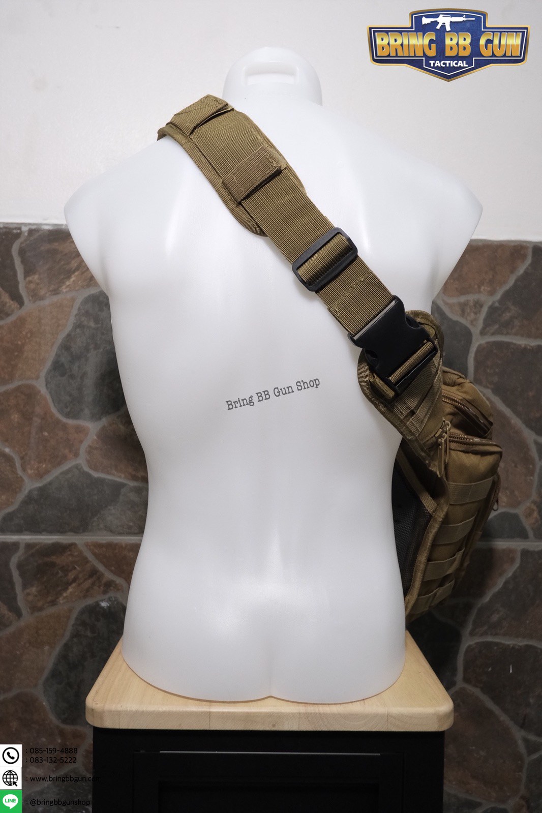 กระเป๋าสะพายข้าง-คาดอก รุ่น 6008 (สะพายกล้อง 6008)