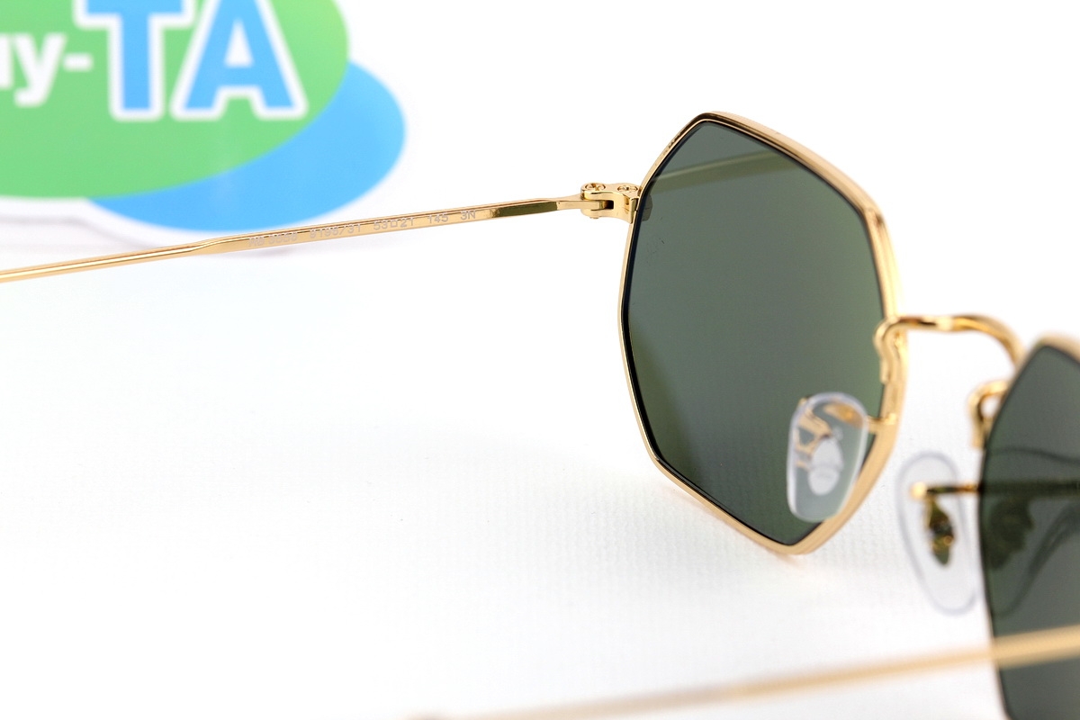 RayBan OCTAGONAL RB3556 919631 Legend Gold