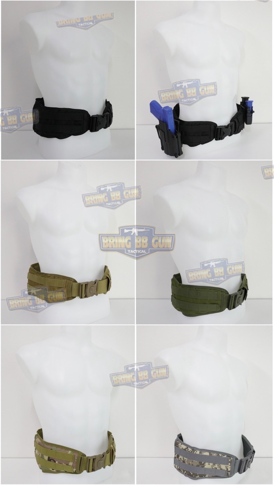 เข็มขัดสนาม แบบนวม (เข็มขัดสนามพร้อมรองนวม) (Battle Belt) (War Belt)