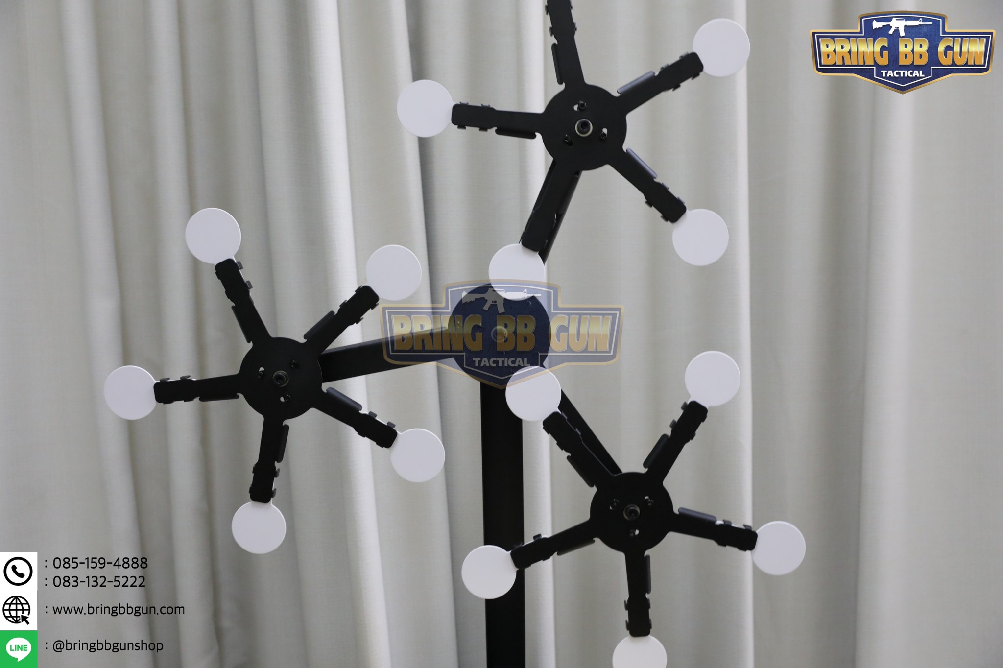 เป้าเพลทเหล็กสำหรับฝึกซ้อมยิงปืนบีบีกัน รุ่น 3XTexas Star