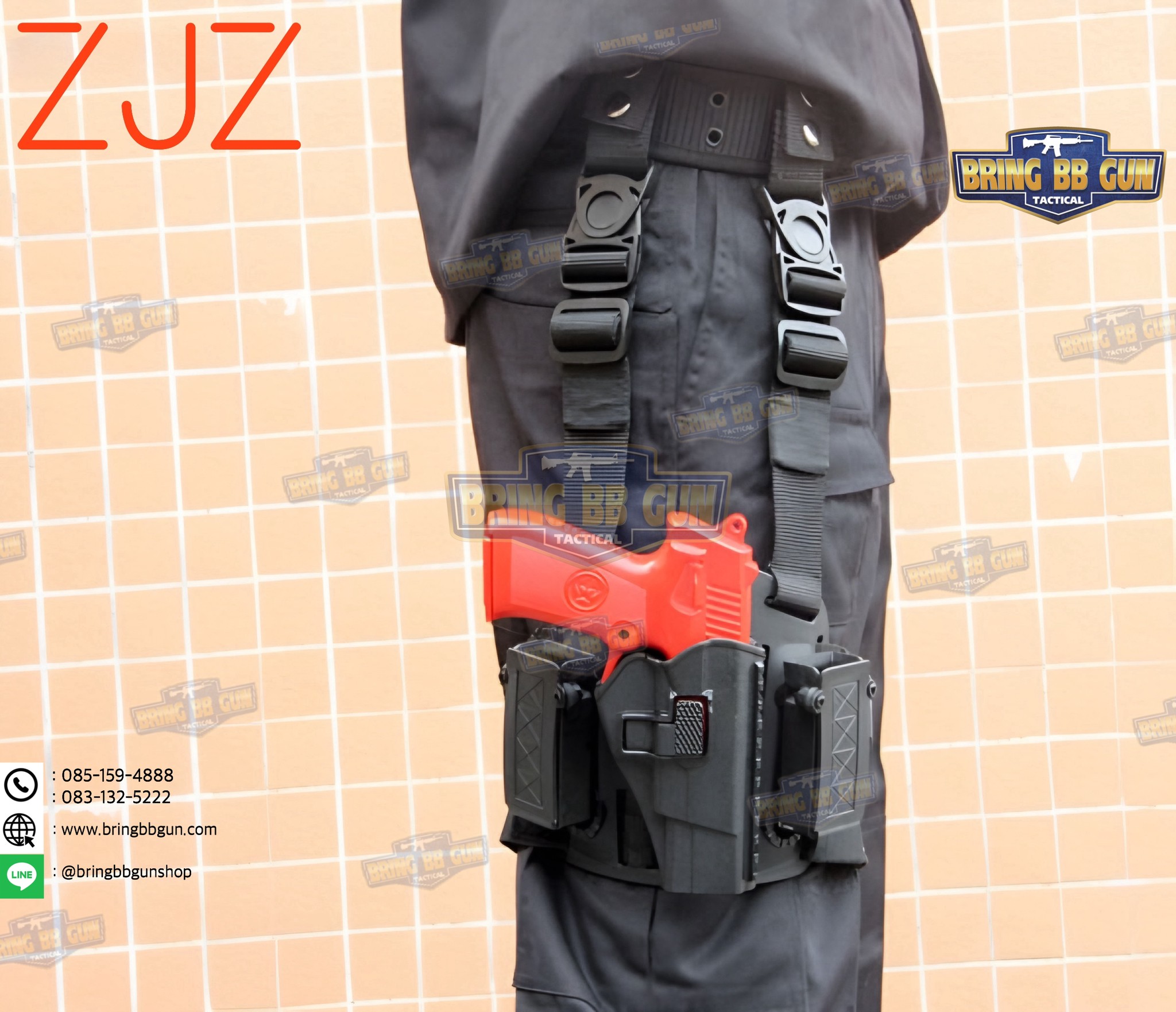 เพลทรัดต้นขา ยี่ห้อ ZJZ (Drop Leg Platform)