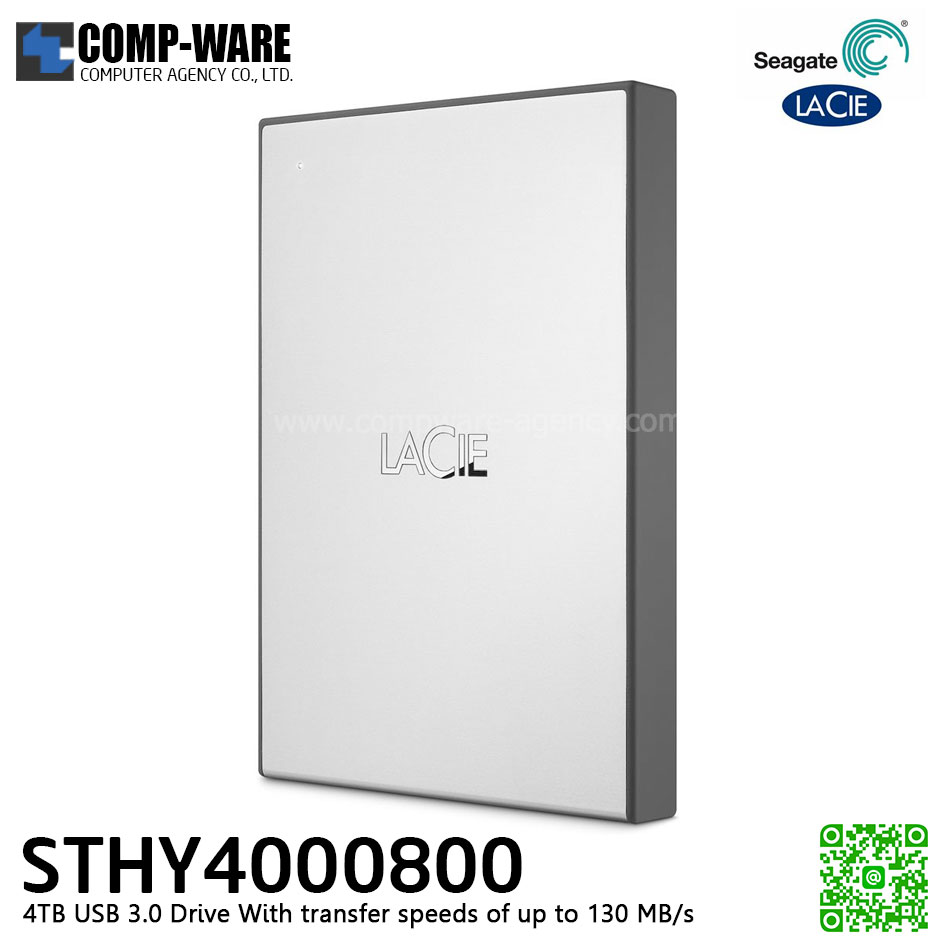 Seagate LaCie 4TB USB 3.0 Drive - STHY4000800