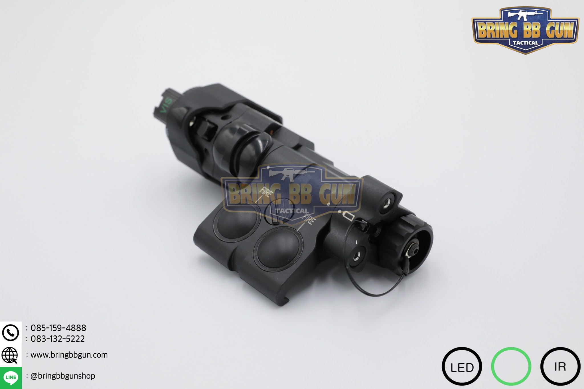 กล่องไฟฉาย+เลเซอร์ชี้เป้า+ไฟฉายIR+เลเซอร์ชี้เป้าIR (อุปกรณ์เล็งช่วยส่องสว่าง) B.E. Meyer รุ่น MAWL-C1+