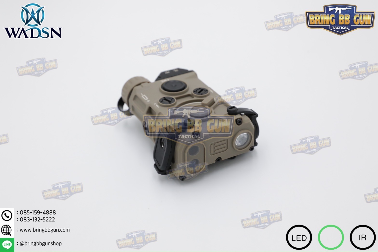 กล่อง Eo-tech OGL ยี่ห้อ WADSN รุ่น พลาสติก (เลเซอร์ชี้เป้าสีเขียว) (OGL) (EOTECH OGL) (ON-GUN-LASER)