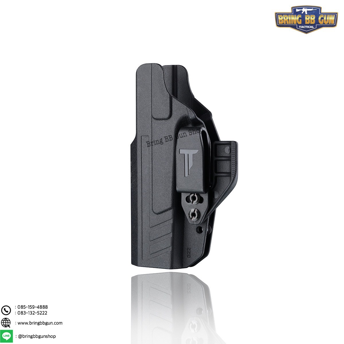 ซองปืน รุ่นIWB Claw Holster ยี่ห้อ Cytac รุ่น Glock17 (ซองปืนพกใน ปรับมือซ้ายมือขวาได้) ปืนที่ใส่ได้ Glock17/22 gen1-5;Glock31 gen1-4