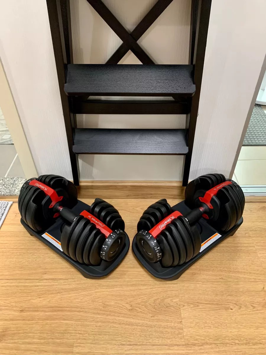 พร้อมส่ง ส่งฟรี Home Gym Fit ดัมเบลเปลี่ยนน้ำหนัก Mask1แผ่นเหล็กพรีเมี่ยม ทนทาน ปรับเปลี่ยนน้ำหนักสูงสุด 24 Kg