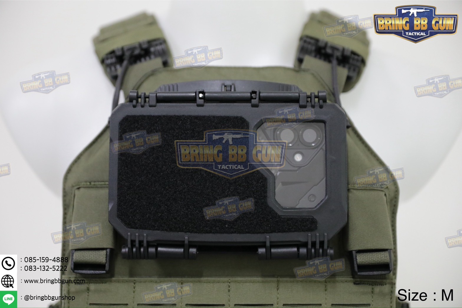 เคสโทรศัพท์ติดเสื้อเวสทรงกล่อง DarkVault 2.0 Case Smartphone Protection(Equipment Storage Box V.2) (Folded Navigation Board)