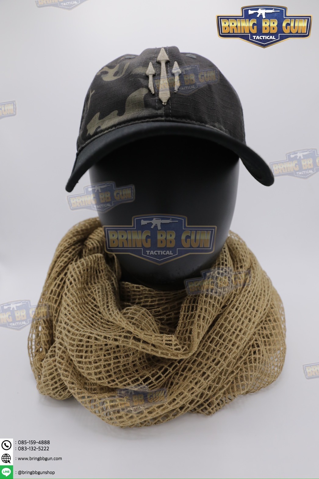 ผ้าพันคอแบบตาข่าย