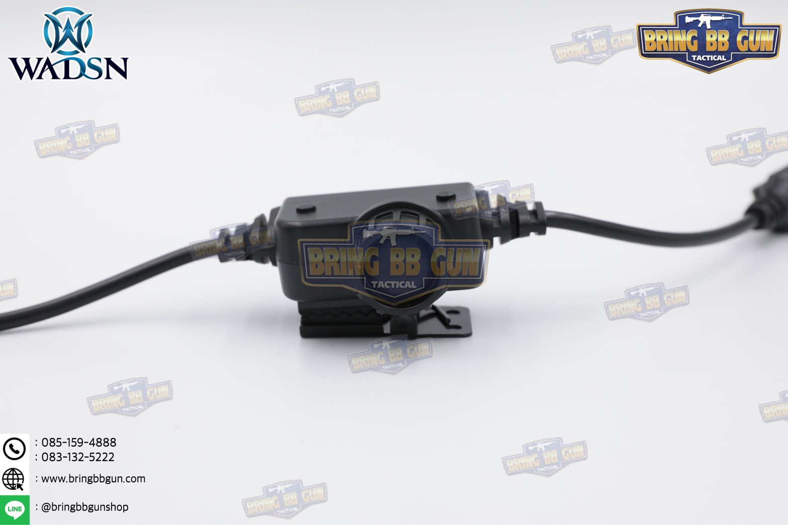 สาย PTT ทรง Ops-Core RAC ยี่ห้อ WADSN (สาย Push to Talk) (สาย PTT ทรง RAC)