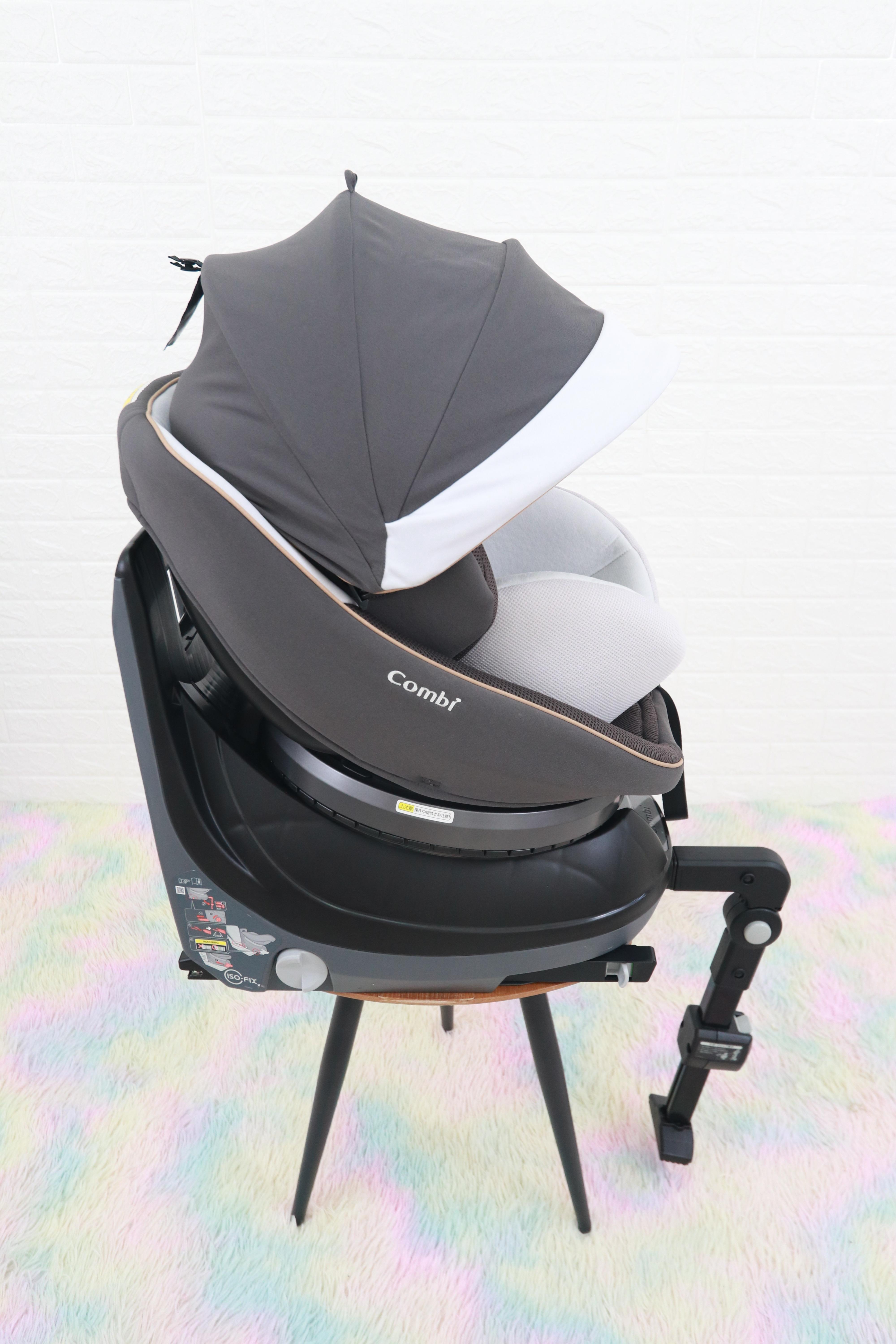 [สินค้าฝากขาย] คาร์ซีทมือสอง Combi Culmove Smart ISOFIX Egg Shock JL-590 Dark Grey