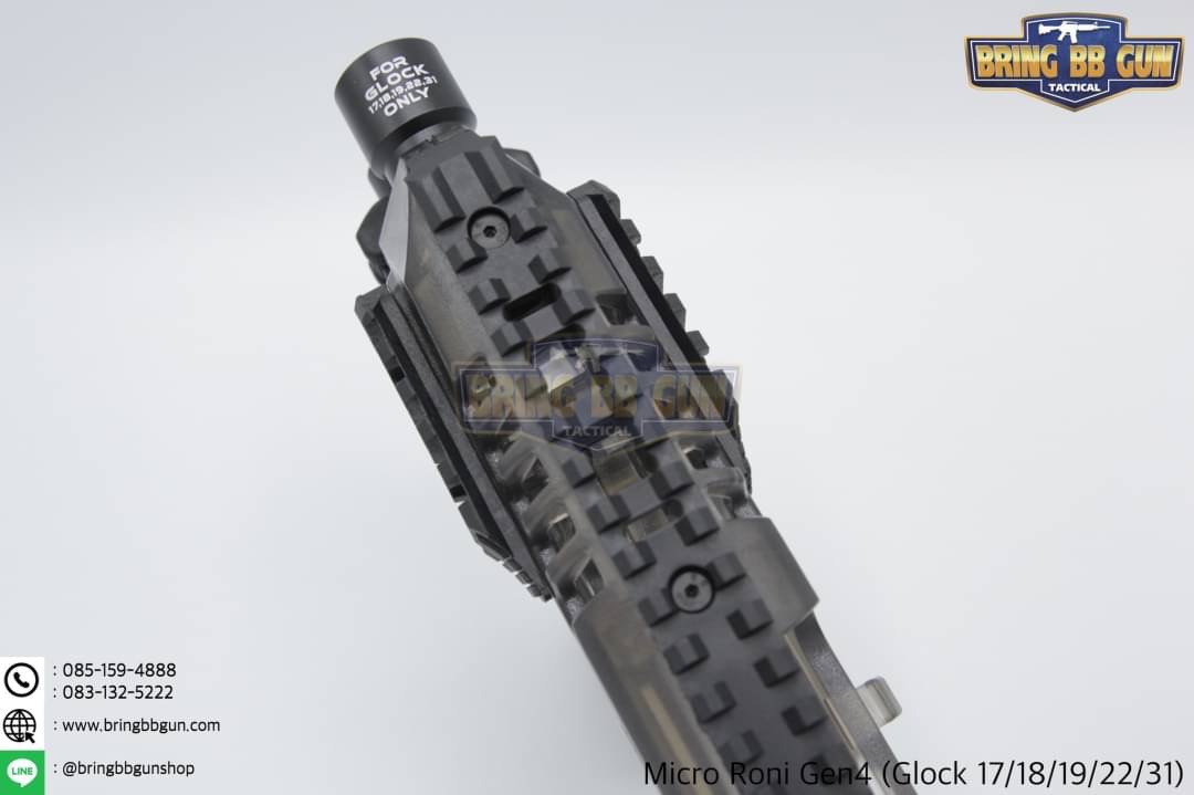 ชุดประกอบปืนสั้น Micro Roni Gen4 สำหรับปืนGlock17/18/19/22/31 (Toy Version)