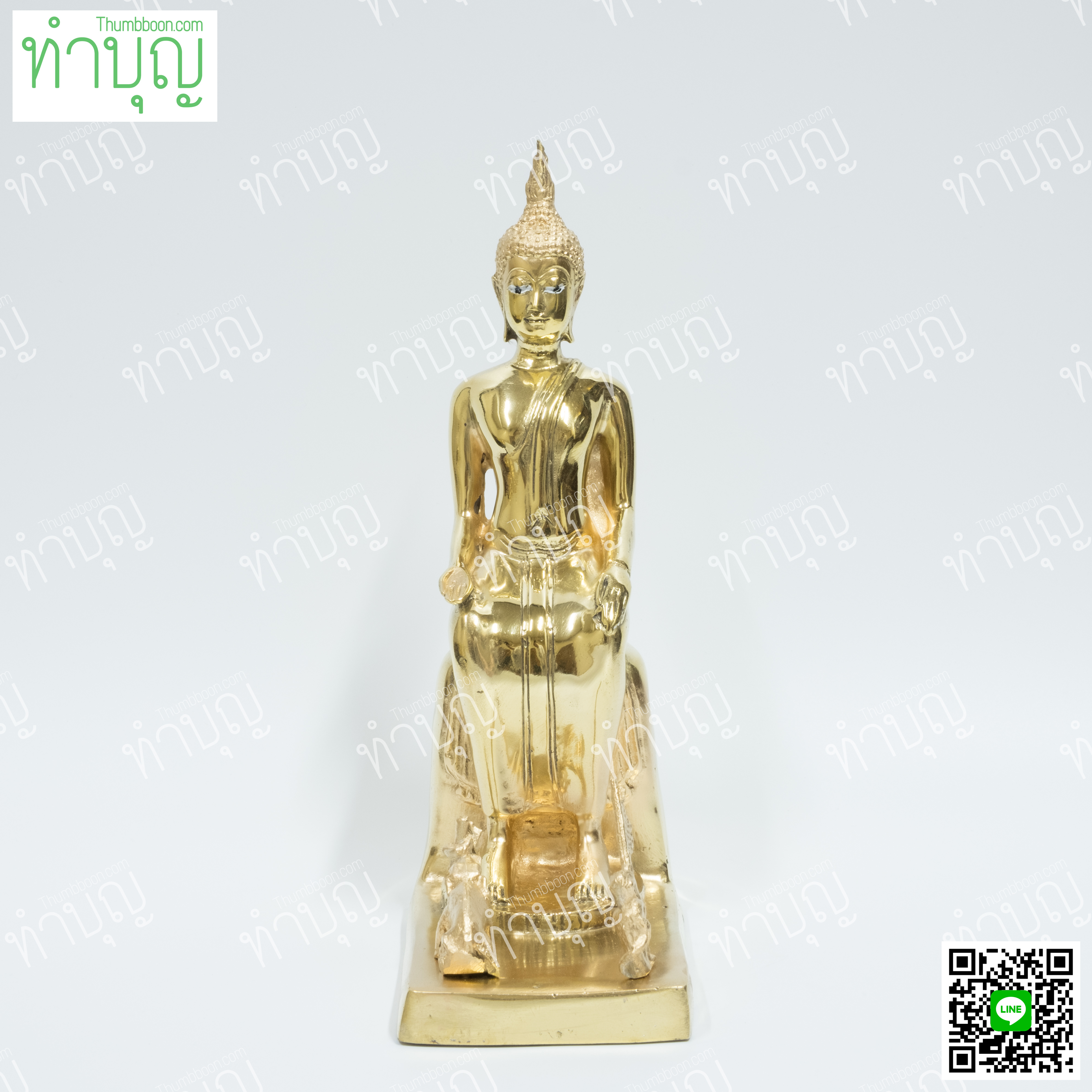 วันพุธกลางคืน (ปางป่าเลไลย์) 5" ทองเหลือง