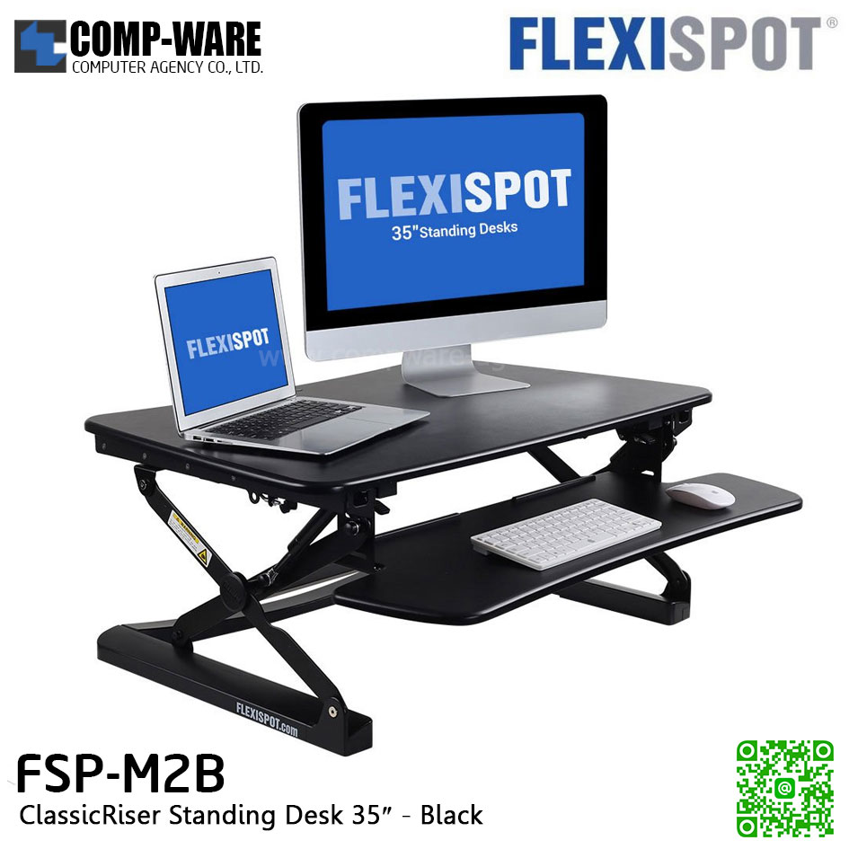 Flexispot FSP-M2B ClassicRiser Standing Desk 35″ (Black)