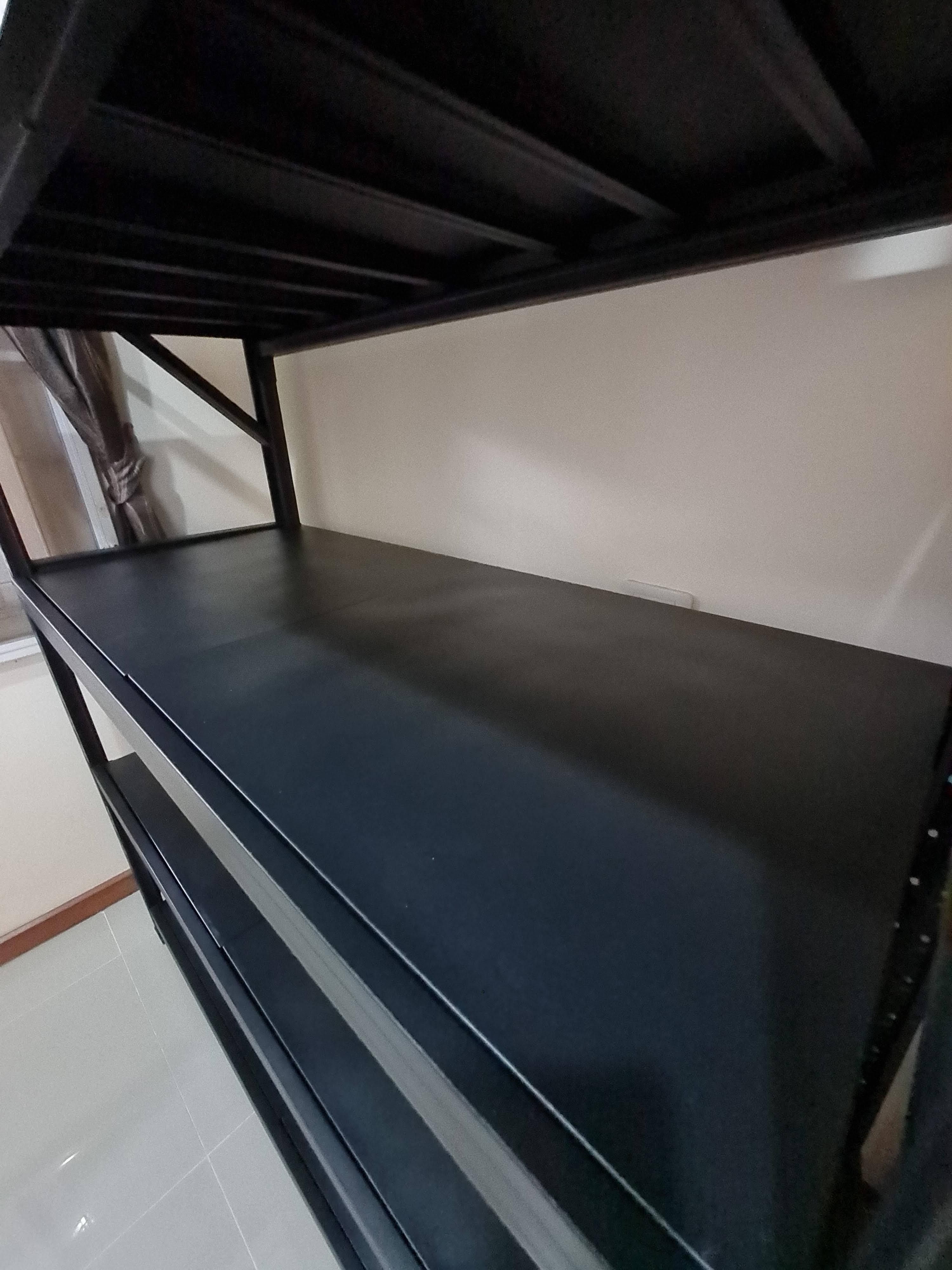 Micro Rack W200xD60xH200cm. (สีดำ) ชั้นเหล็กวางสินค้า