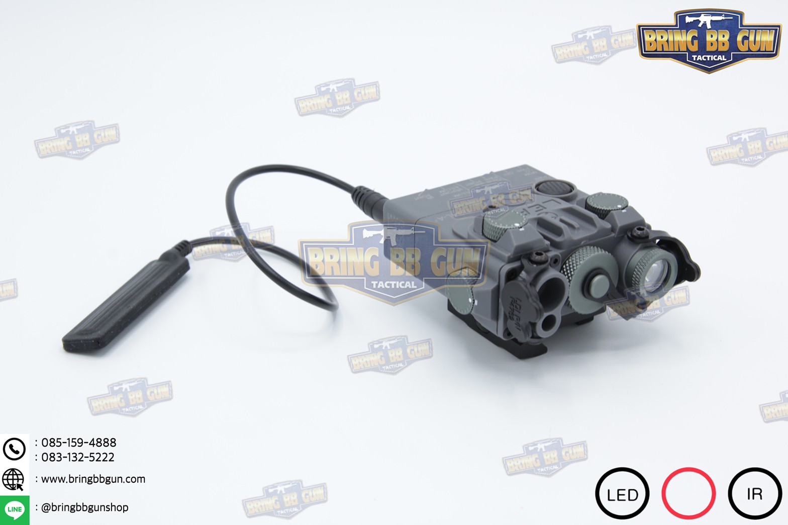 กล่องANPEQ-15A รุ่น DBAL-A2 บอดี้พลาสติก (Dual Beam Aiming Laser - Advanced2)