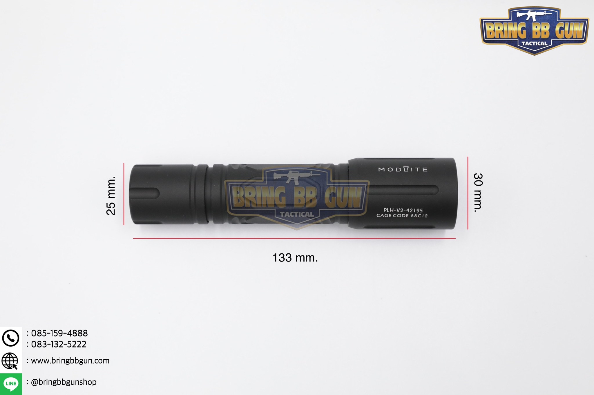 ไฟฉาย Modlite รุ่น PLHv2-18650 (หลอดLED) #สินค้าเป็นไฟฉายแบบถือด้วยมือเท่านั้น