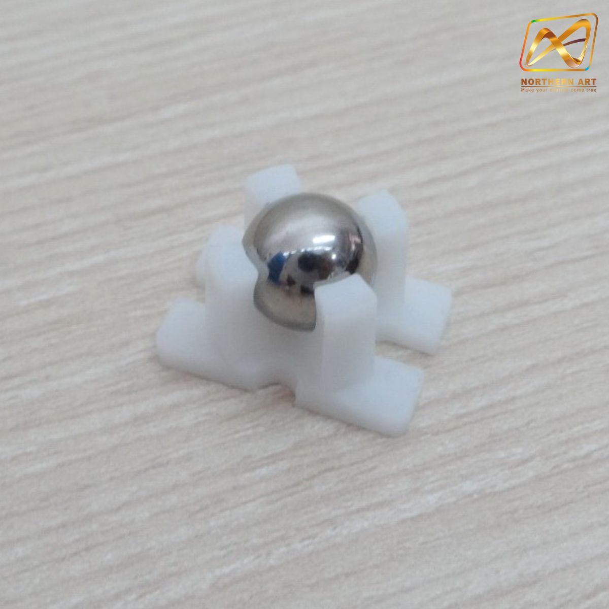 ล้อรอบทิศทาง Mini vacuum steel ball universal wheel