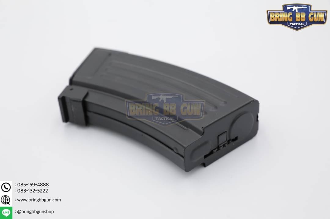 แม็กกาซีน AK แบบปั่น 250 นัด ทรง เหล็ก (แม็กกาซีน AK แบบสั้น) (AK magazine)