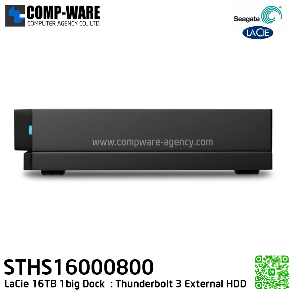 Seagate LaCie 16TB LaCie 1big Dock Thunderbolt3 [STHS16000800] 5Years Warranty