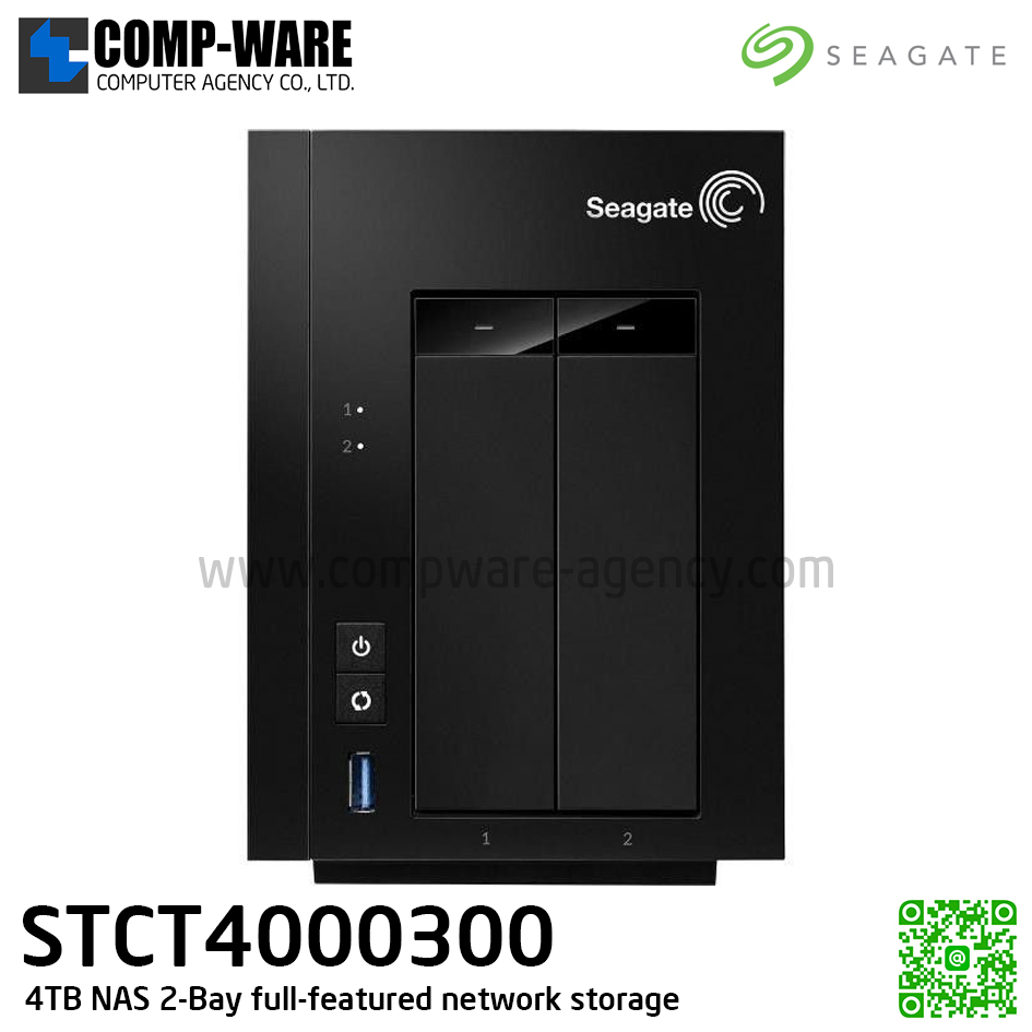 Seagate STCT4000300 4TB NAS 2-Bay USB3.0