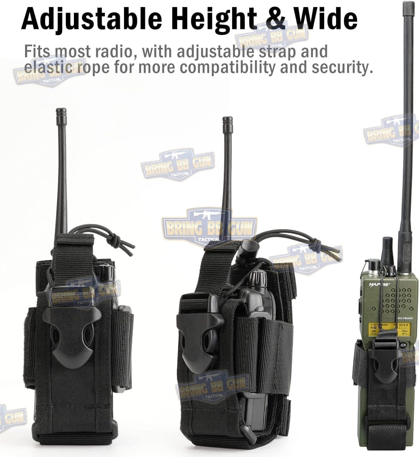 ซองวิทยุสื่อสารแบบผ้า Universal (ซองวิทยุสื่อสารแบบผ้า ปรับใส่ได้ทุกรุ่น) (Radio Holster)