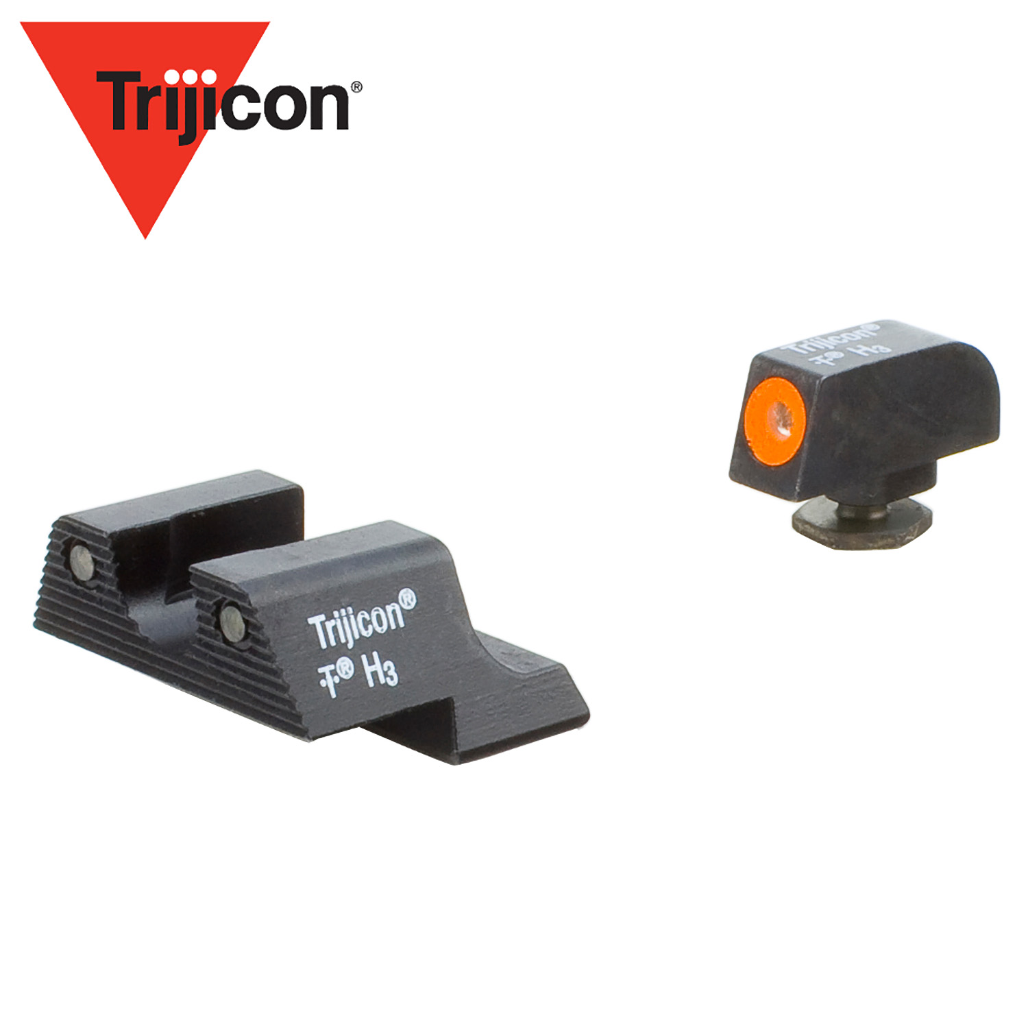 Trijicon night sight set for Glock 42/43/43X/48 orange front outline