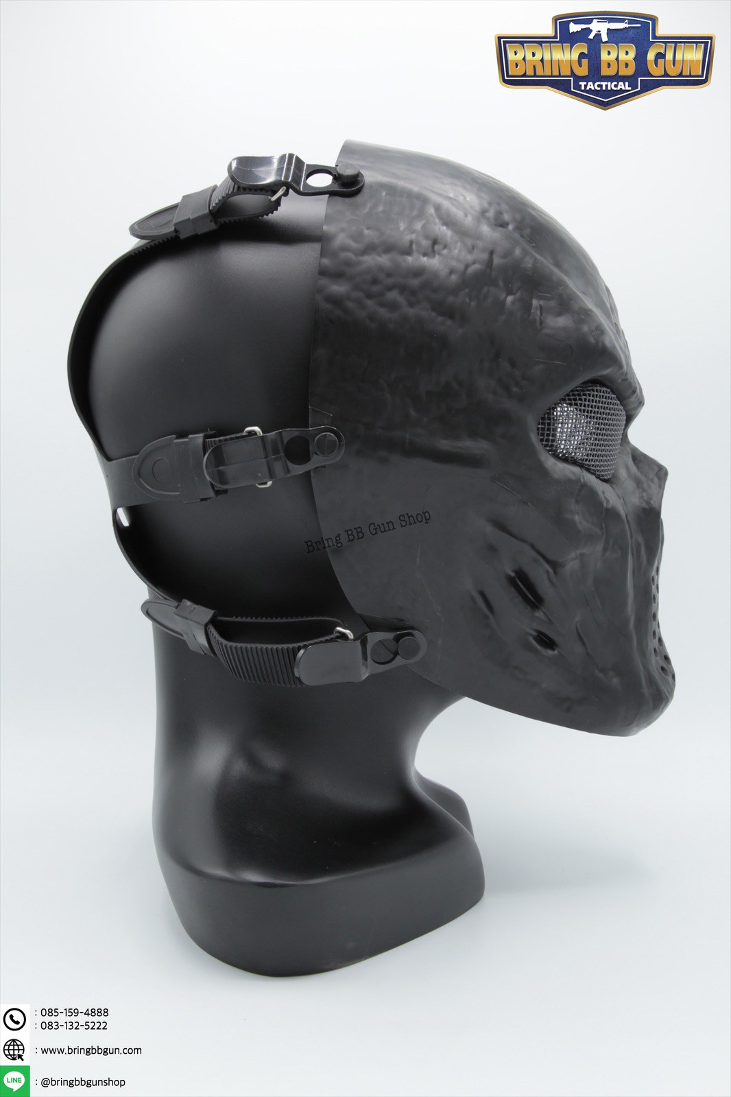 หน้ากาก ยี่ห้อ FMA รุ่น หัวกระโหลก (Full face skeleton mask of terror)