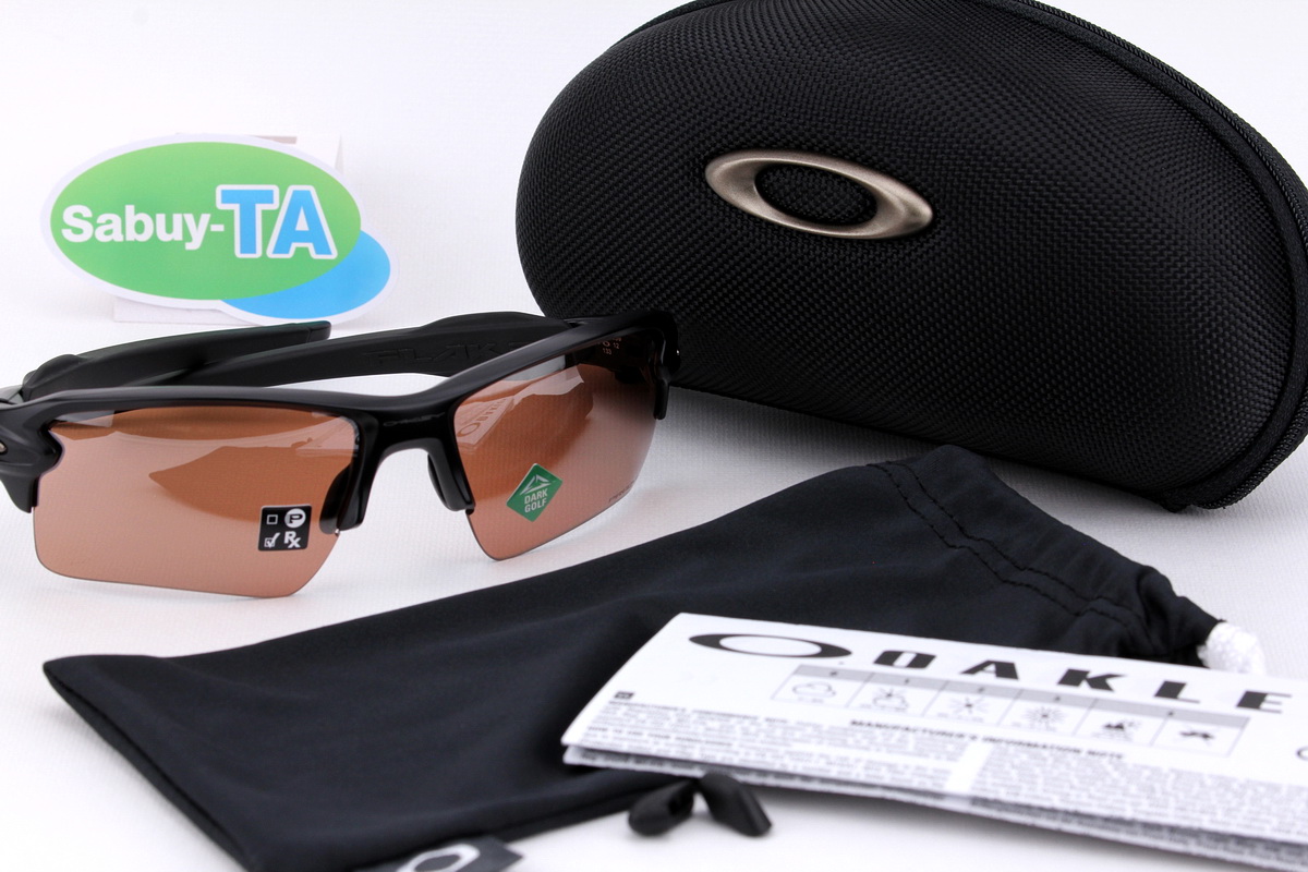 Oakley FLAK 2.0 XL Matte Black/Prizm Dark Golf SKU#OO9188-90
