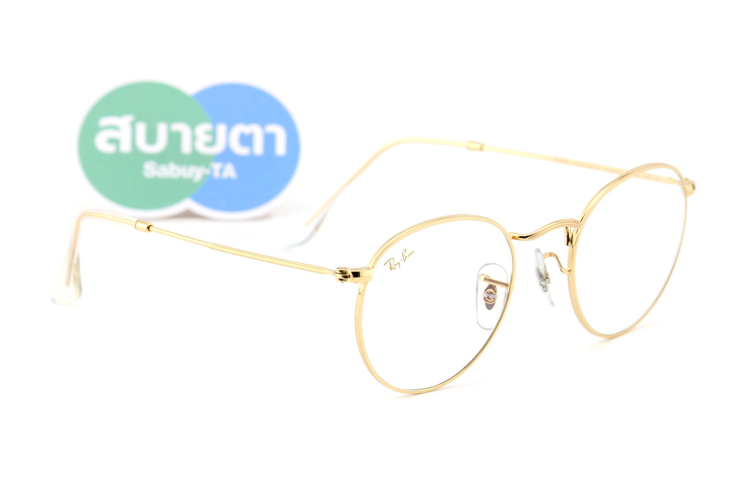 RayBan Round Evolve RB3447 9196BL Legend Gold