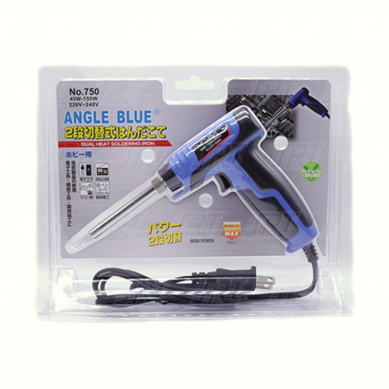 หัวแร้งปืน ANGLE BLUE 40W-150W / 220V-240V | NO.750 | 06-08-0005