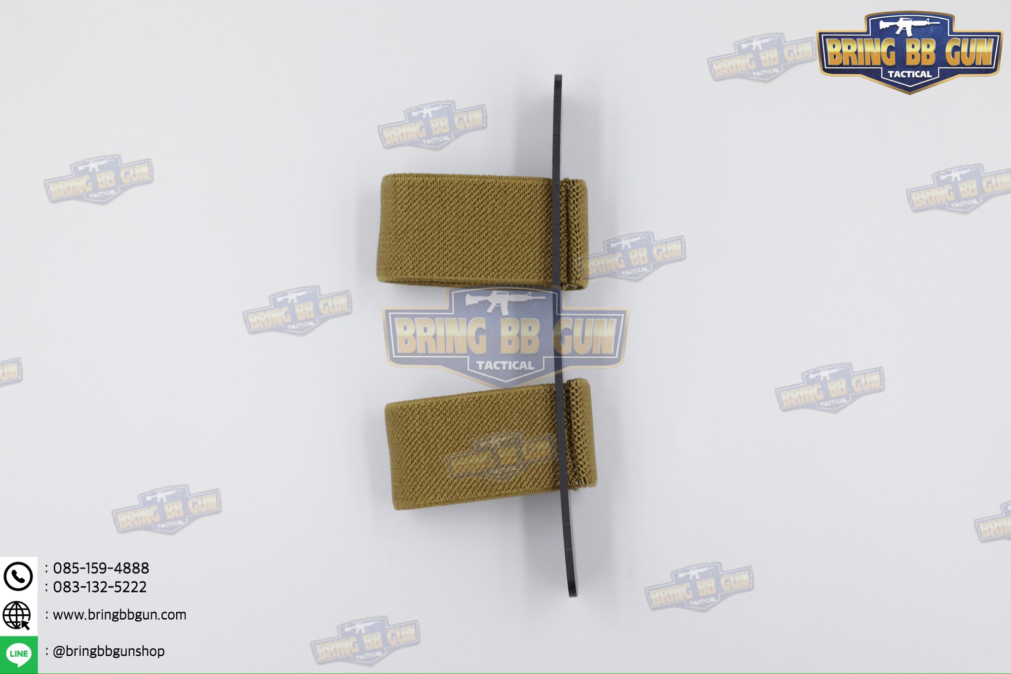 สายรัดเก็บทูนิเก้ แบบMolle ติดเข็มขัดยุทธวิธี/เสื้อเวส ยางยืด(สำหรับเก็บทูนิเก้) แบบMolle ติดเข็มขัดยุทธวิธี/เสื้อเวส สายรัดจัดเก็บอุปกรณ์ทูนิเก้ แบบMolle (Belt Mounted Elastic Tourniquet) (Elastic TQ Holder) (Tourniquet Holder)