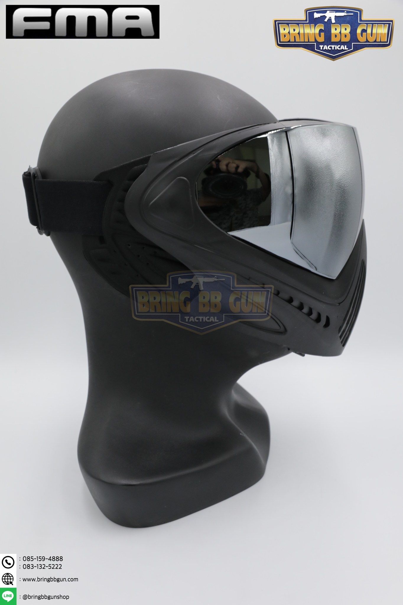 หน้ากาก F1 ยี่ห้อ FMA รุ่น เลนส์ 1 ชั้น