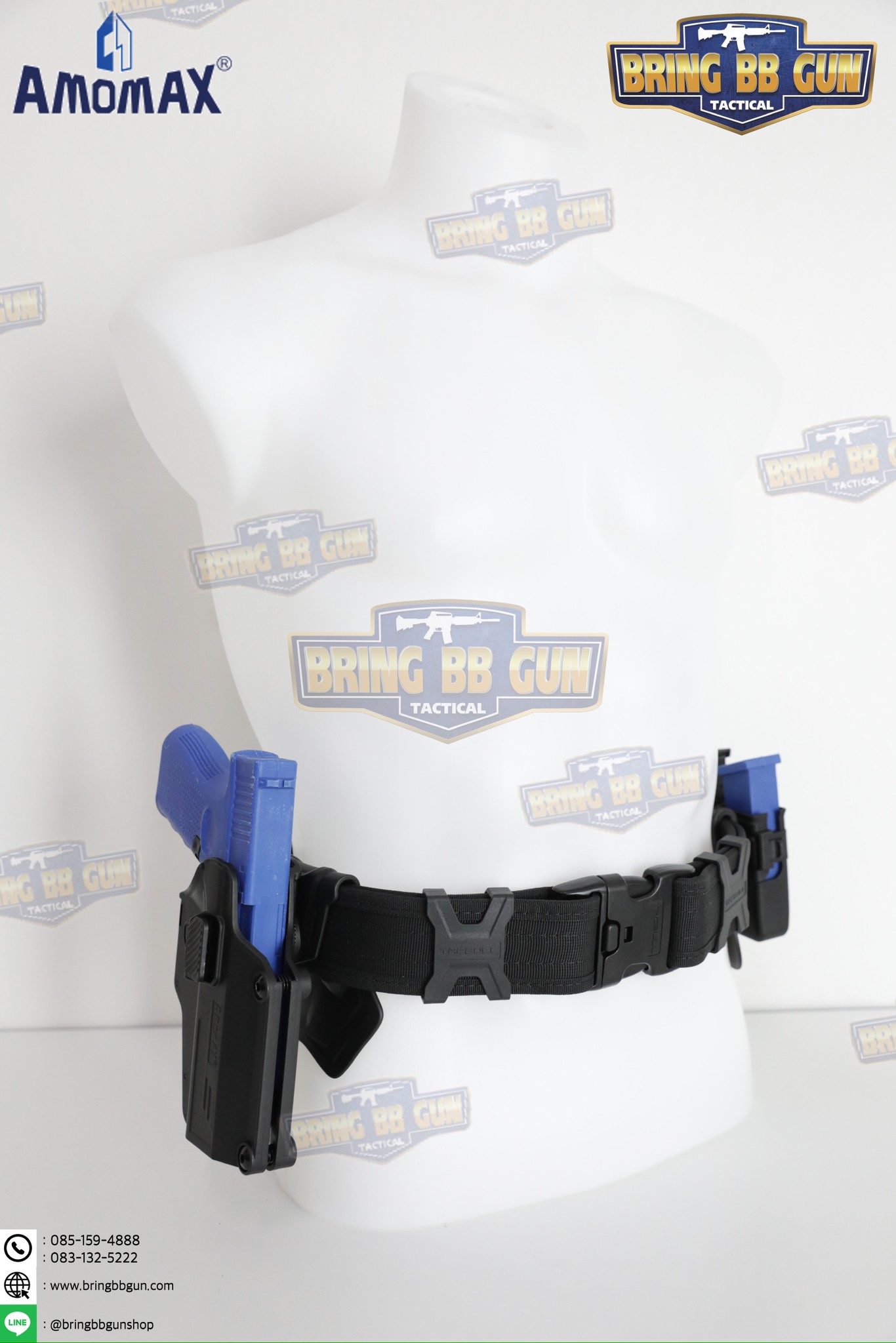 ซองปืนพกนอกปลดนิ้วชี้ Universal ยี่ห้อ Amomax รุ่น Per-Fit (ซองปืนพกนอกใส่ปืนได้หลายรุ่น)