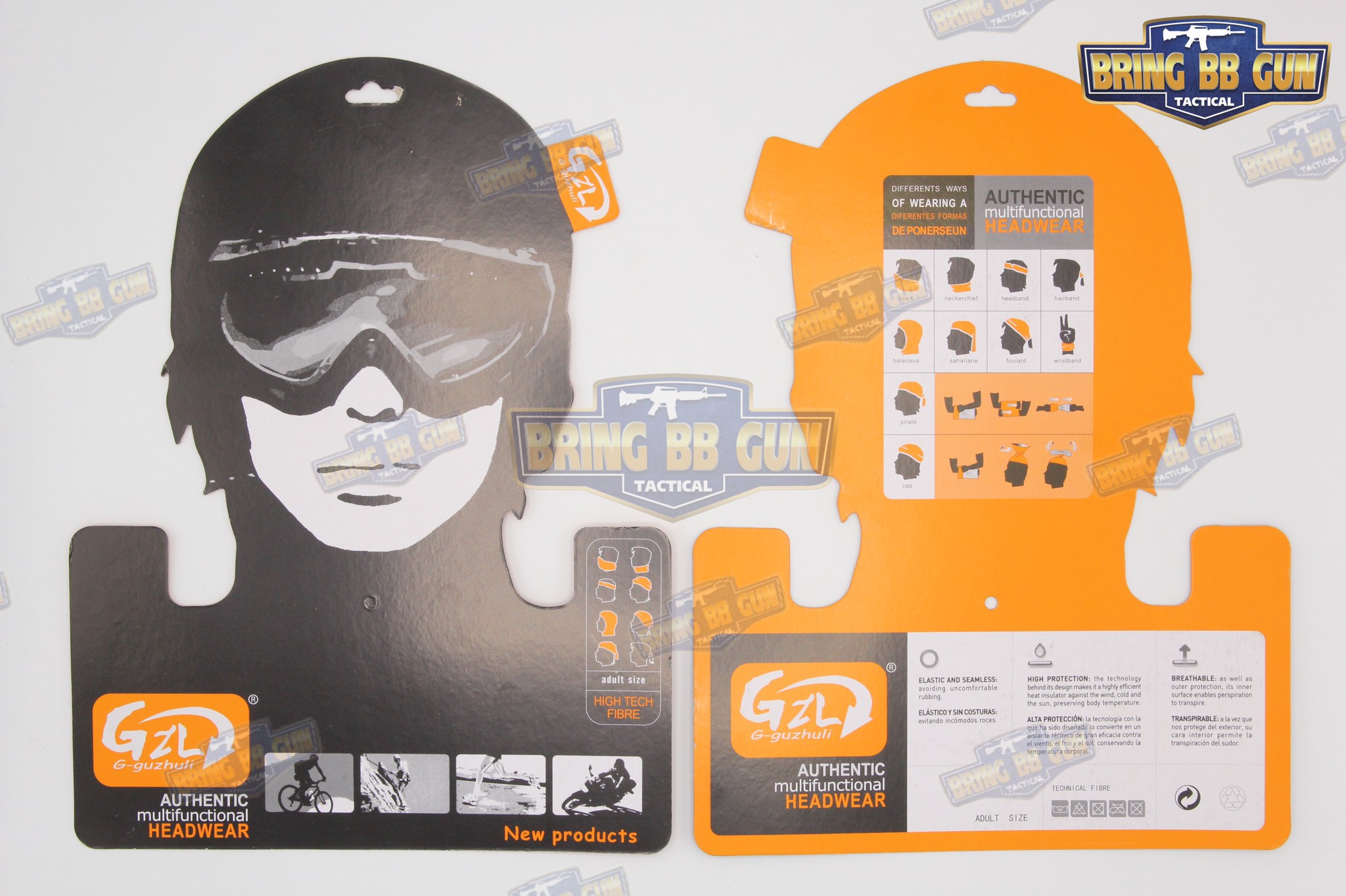 ผ้าบัฟ เนื้อCotton 100% ยี่ห้อ GZL (ผ้าอเนกประสงค์ กันแดด กันฝุ่น)