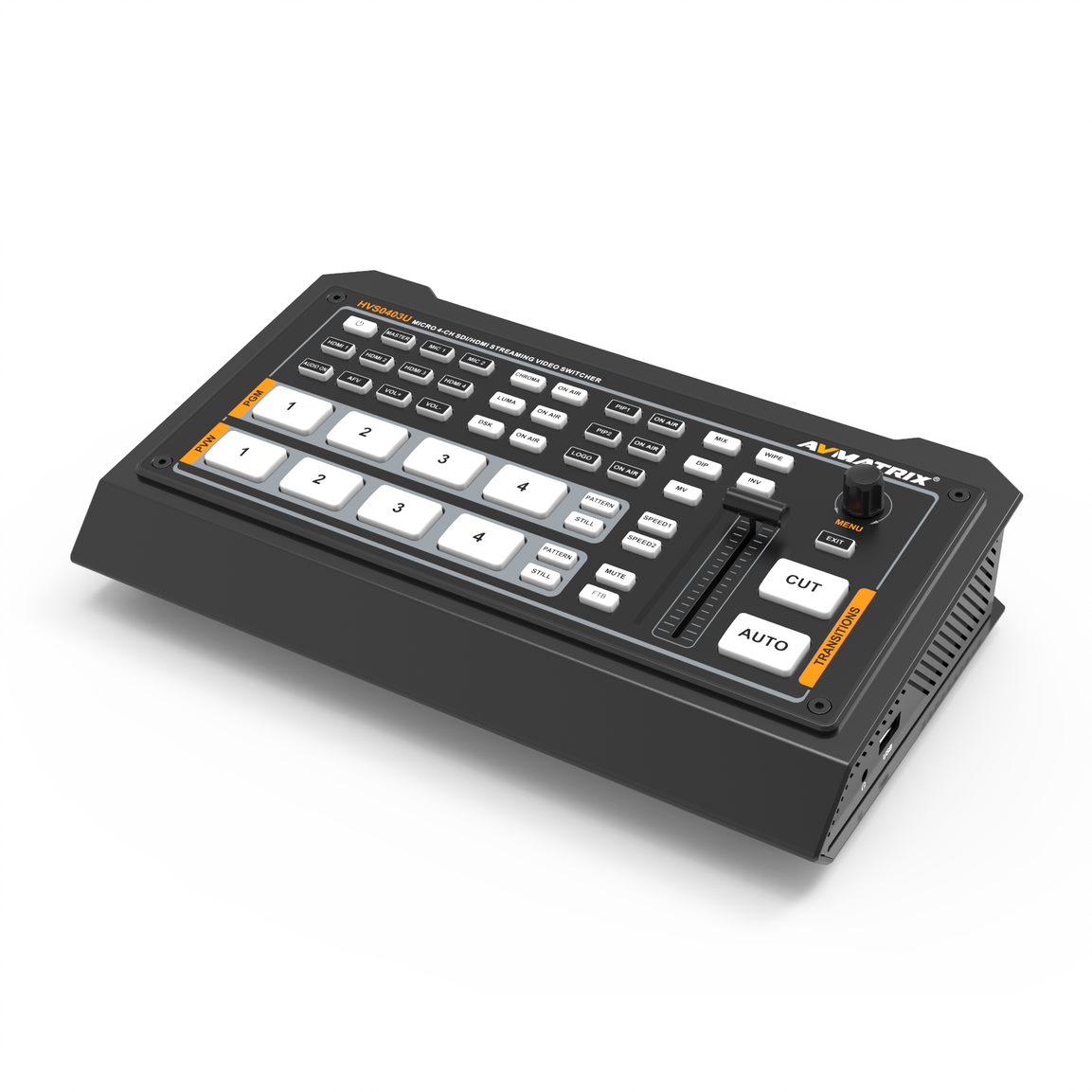 AVMatrix HVS0403U SDI และ HDMI วิดีโอ สวิตเชอร์