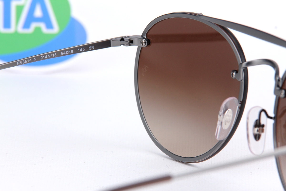 RayBan Blaze Round Double Bridge RB3614N 914413